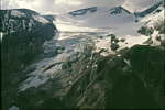Luftbild Gletscher bei Großglockner Paß