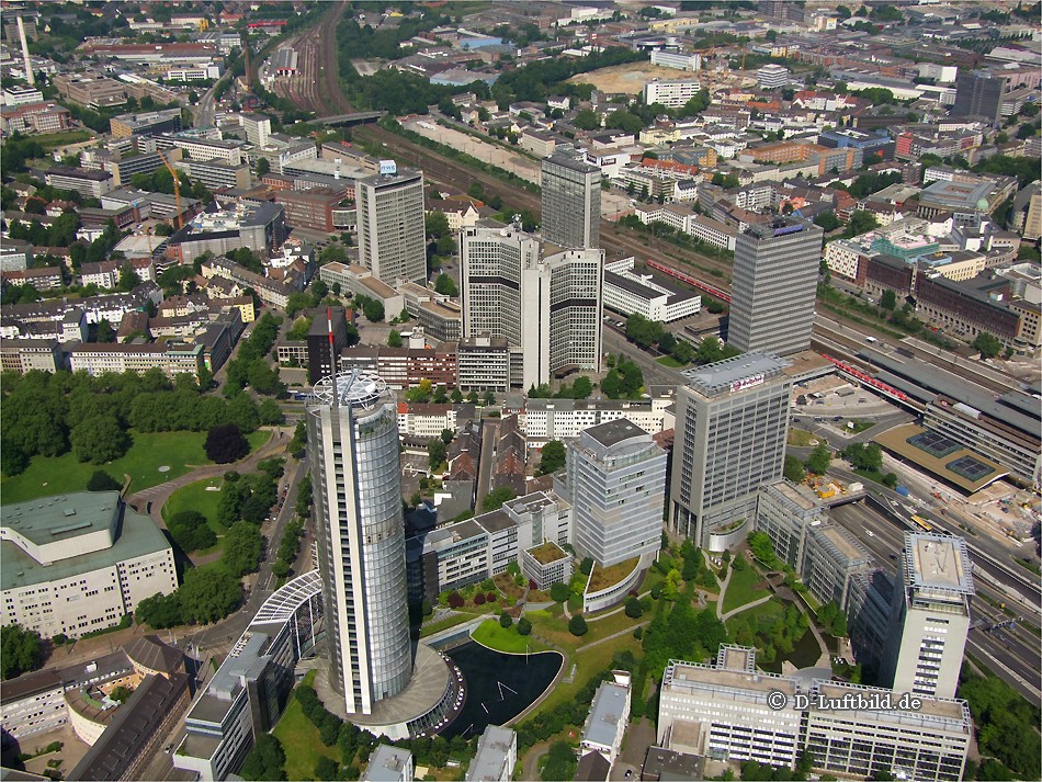 Luftbild RWE-Hochhaus